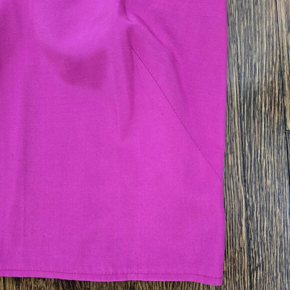 True Vintage Deadstock Hippie Crop Tank Top Union Made 70s 60s USA Hot Pink Chic - Picture 8 of 15